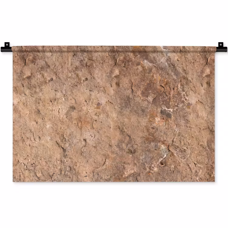 Wandkleed - Steen - Natuur - Textuur - Abstract - Bruin — 1