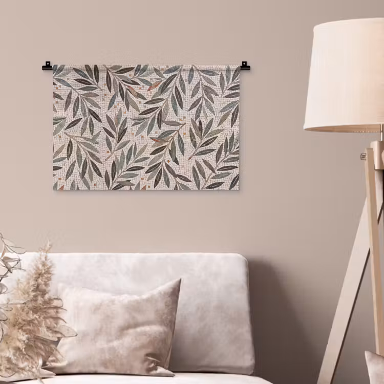 Wandkleed - Plant - Blad - Mozaïek - Groen — 2