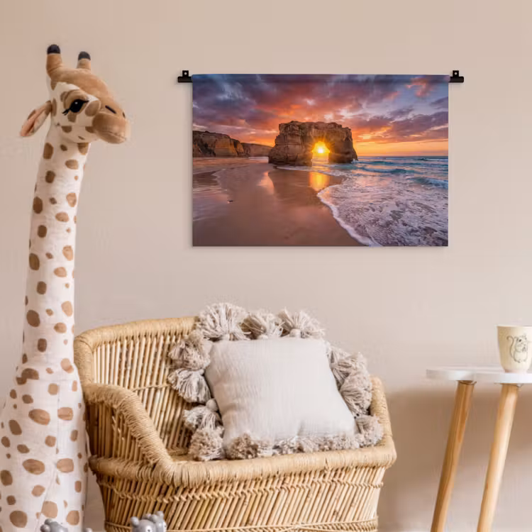 Wandkleed - Kust - Rots - Zonsondergang - Zee - Natuur — 5