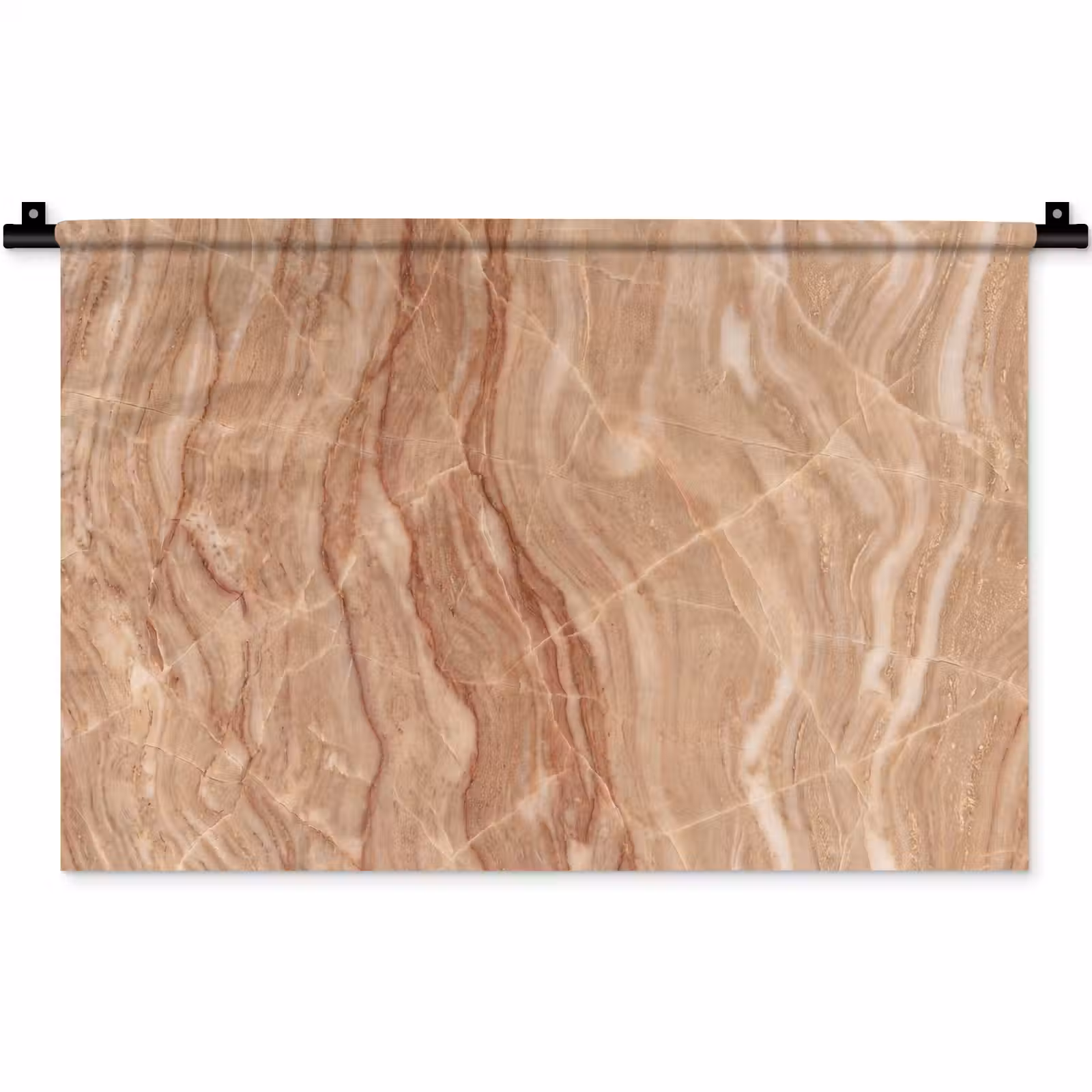 Wandkleed - Marmer - Ader - Natuur - Abstract - Beige — 1