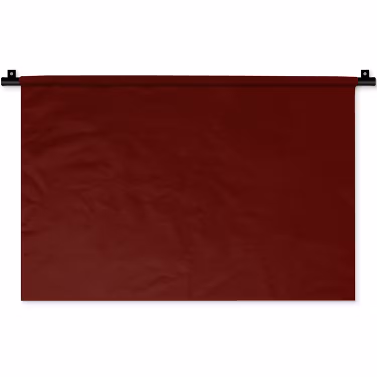Wandkleed - Burnt - Mahogany - Rood — 1