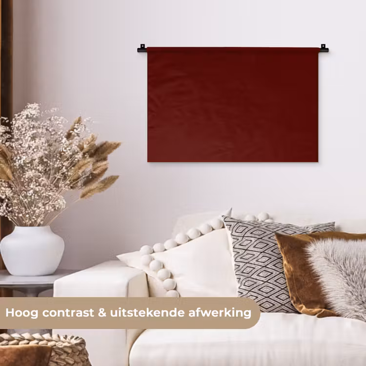 Wandkleed - Burnt - Mahogany - Rood — 4
