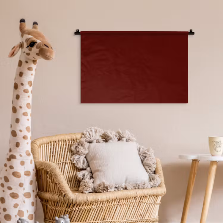 Wandkleed - Burnt - Mahogany - Rood — 5