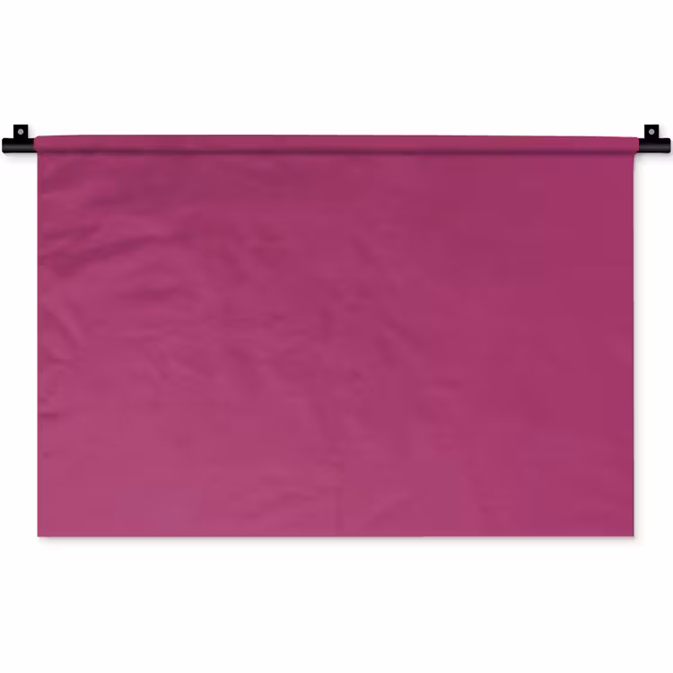 Wandkleed - Deep - Magenta - Paars — 1