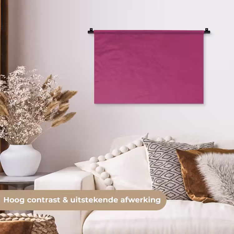 Wandkleed - Deep - Magenta - Paars — 4