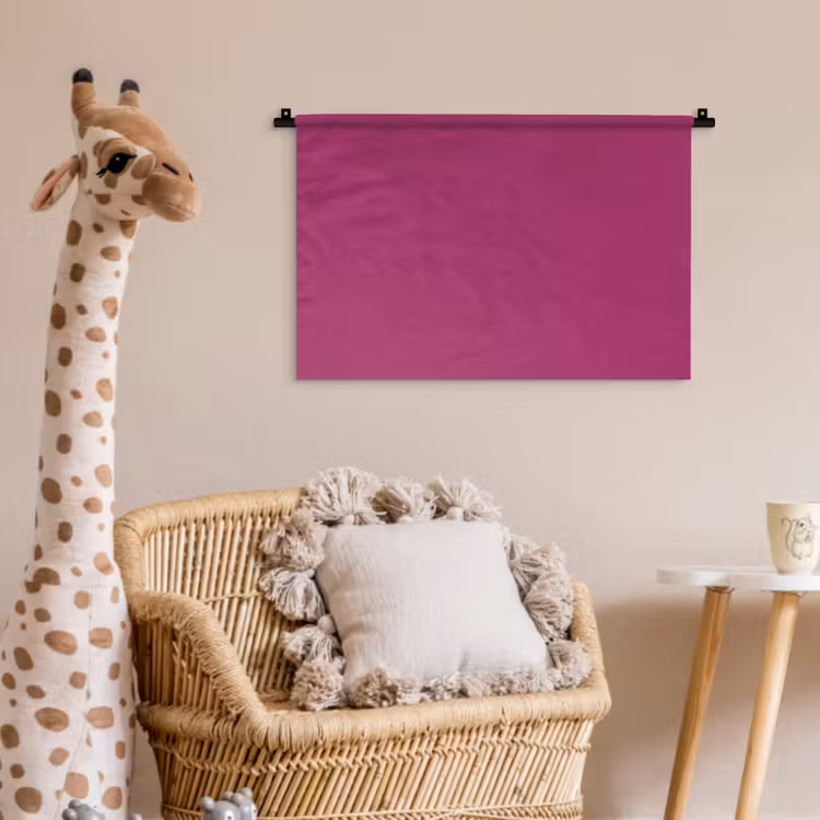 Wandkleed - Deep - Magenta - Paars — 5