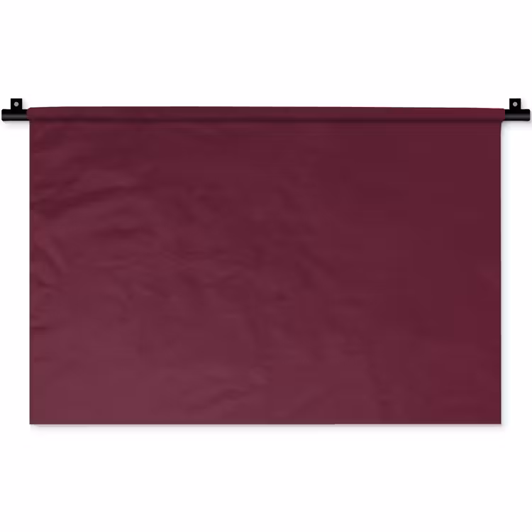 Wandkleed - Deep - Plum - Paars — 1