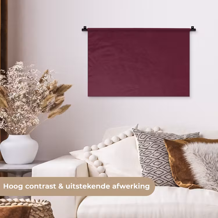 Wandkleed - Deep - Plum - Paars — 4