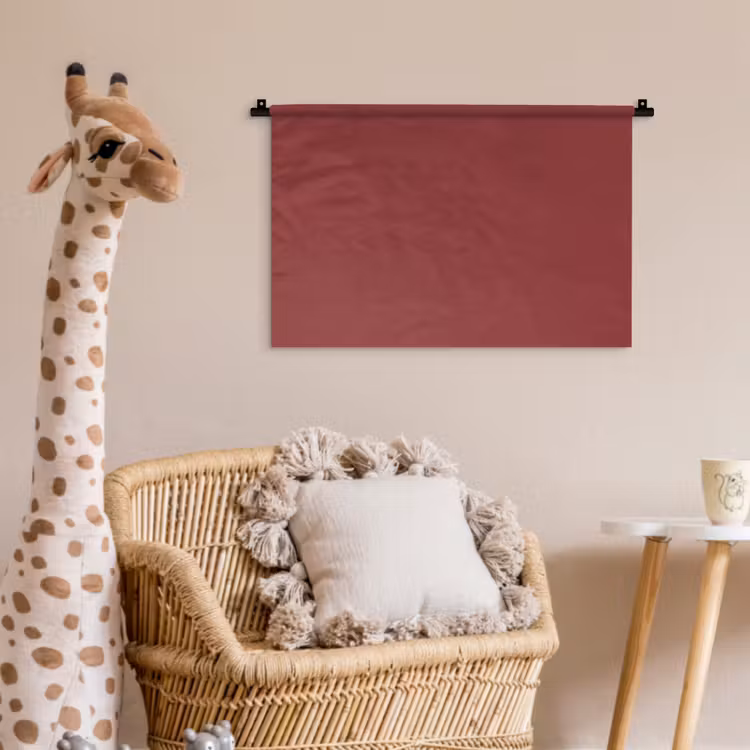 Wandkleed - Barn - Antique - Rood — 5