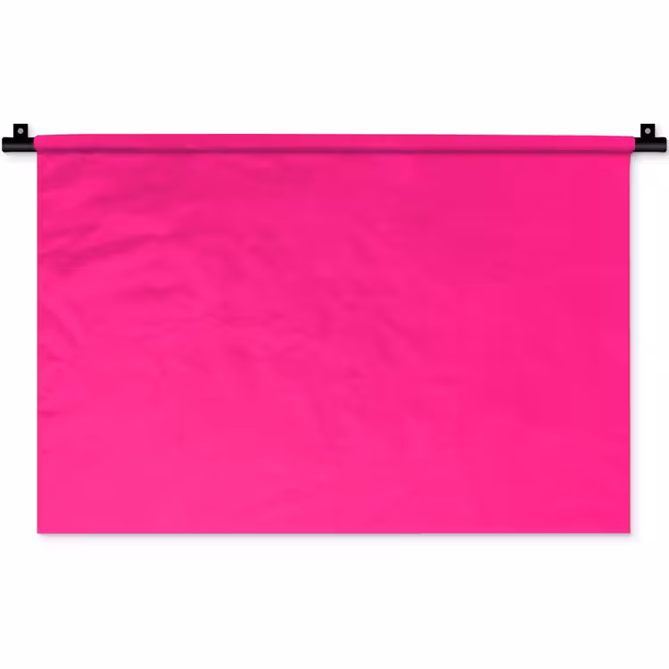 Wandkleed - Hot - Fuchsia - Roze — 1
