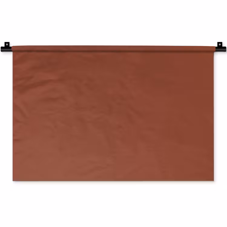 Wandkleed - Burnt - Mahogany - Terracotta — 1