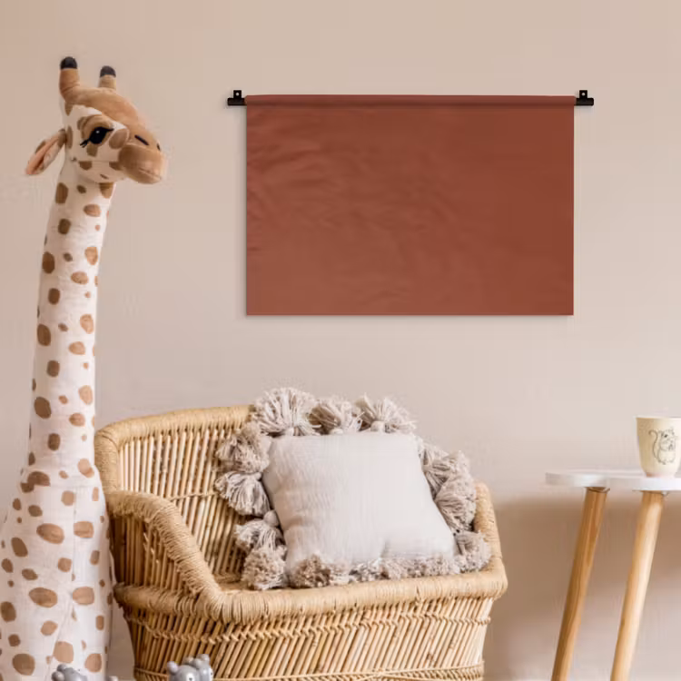 Wandkleed - Burnt - Mahogany - Terracotta — 5