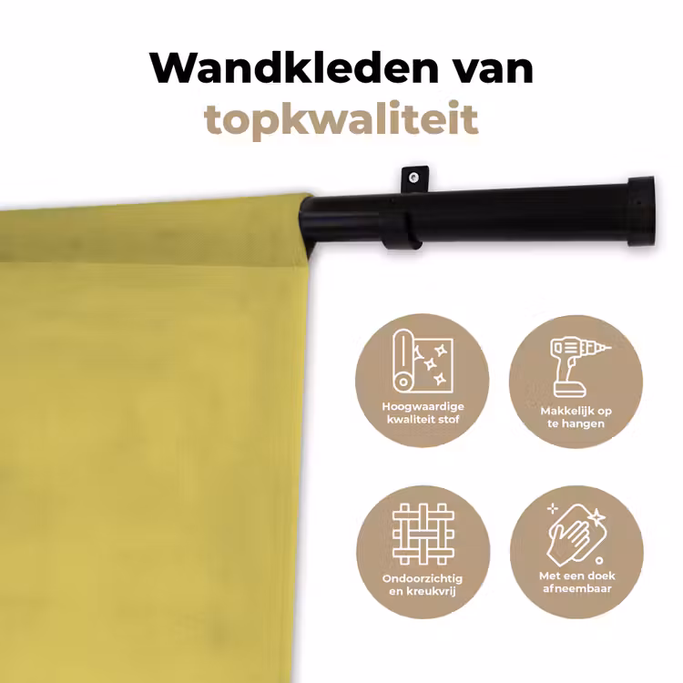 Wandkleed - Golden - Ochre - Geel — 3