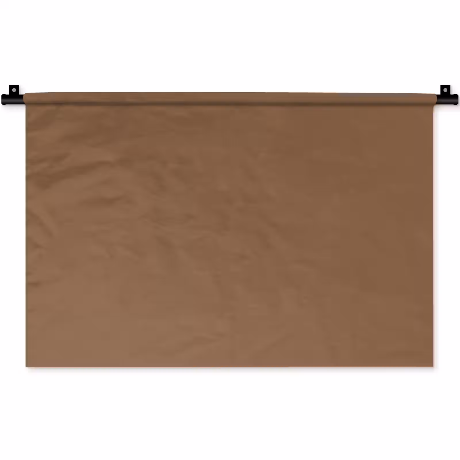 Wandkleed - Soft - Walnut - Bruin — 1