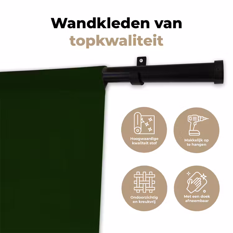 Wandkleed - Forest - Green - Groen — 3
