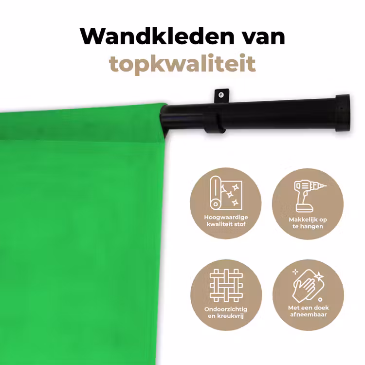 Wandkleed - Mint - Green - Groen — 3