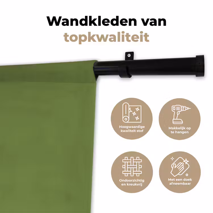 Wandkleed - Moss - Green - Groen — 3
