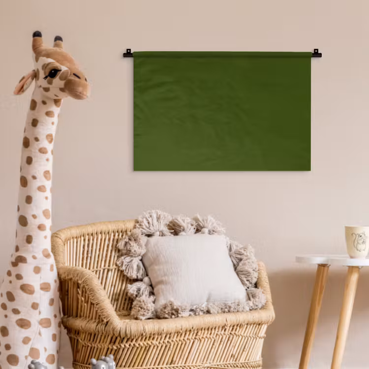 Wandkleed - Olive - Drab - Groen — 5