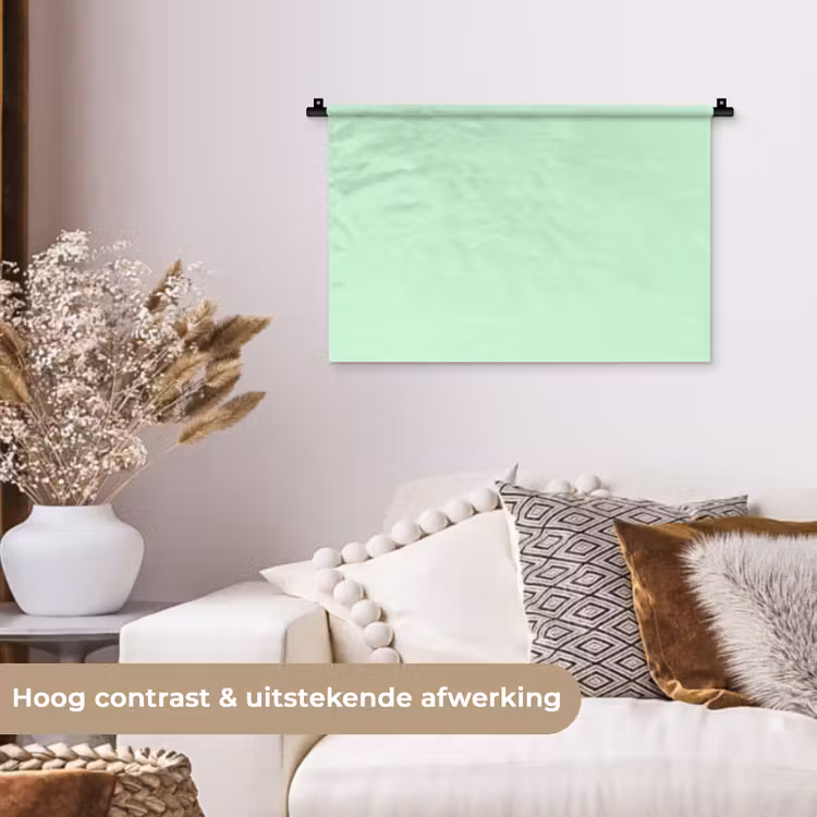 Wandkleed - Pale - Mint - Groen — 4