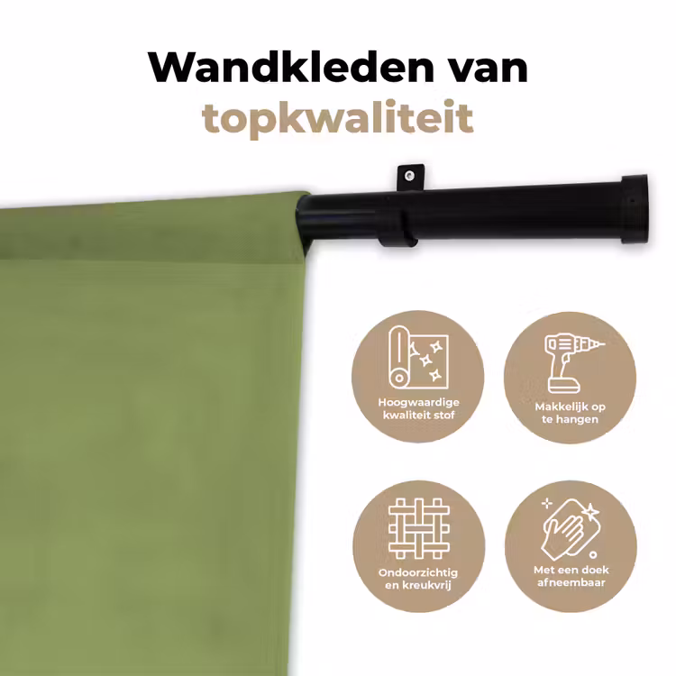 Wandkleed - Sage - Green - Groen — 3