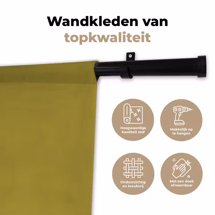 Wandkleed - Antique - Moss - Groen — 3