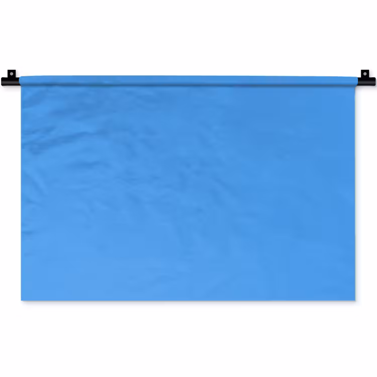 Wandkleed - Bright - Azure - Blauw — 1