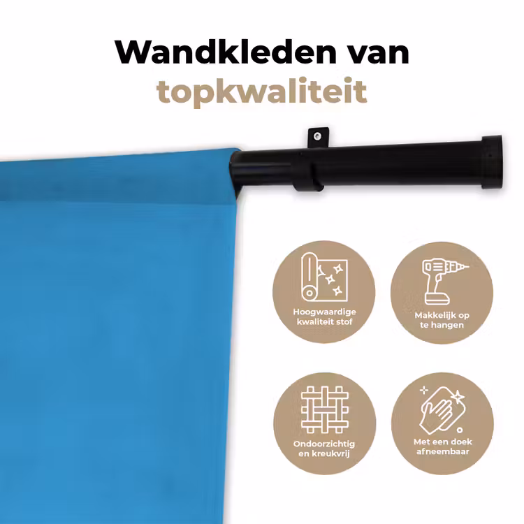 Wandkleed - Cerulean - Breeze - Blauw — 3