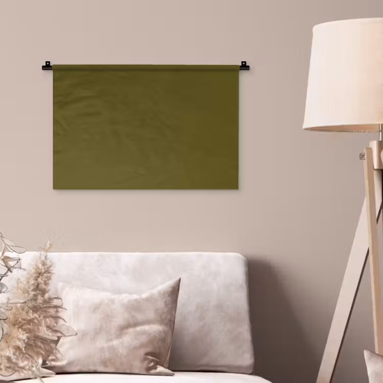 Wandkleed - Dark - Olive - Groen — 2