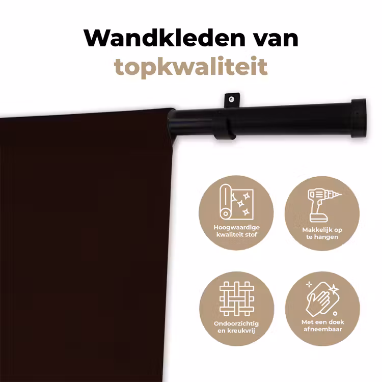 Wandkleed - Deep - Obsidian - Bruin — 3