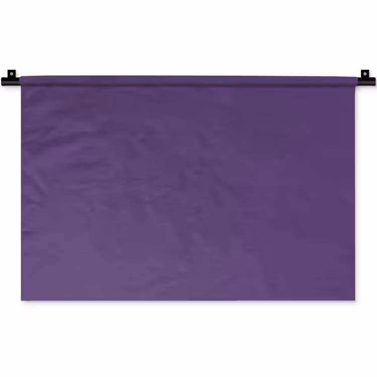 Wandkleed - Deep - Plum - Paars — 1