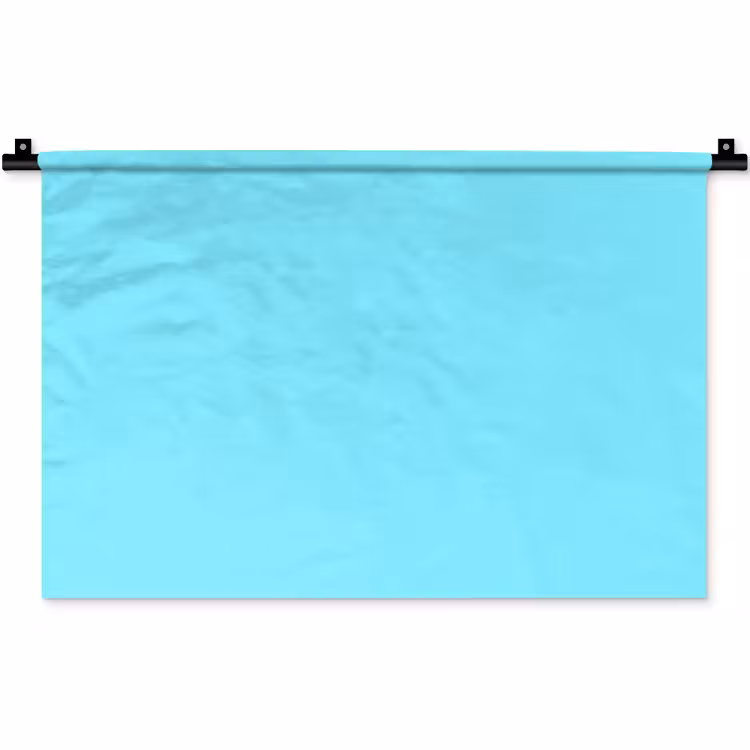 Wandkleed - Electric - Cyan - Blauw — 1