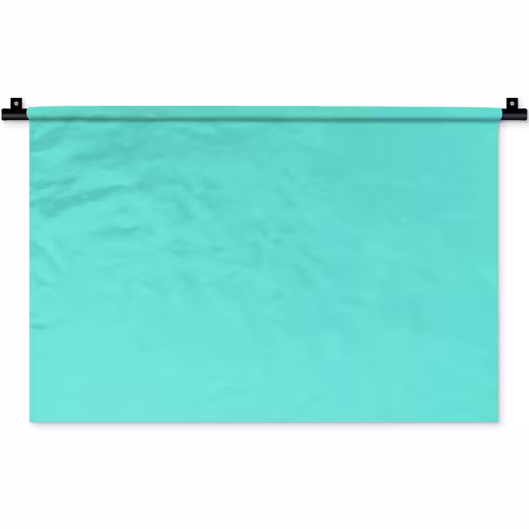 Wandkleed - Electric - Cyan - Turkoois — 1