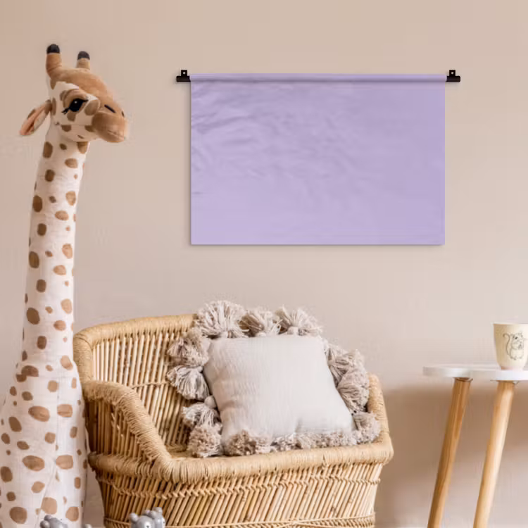 Wandkleed - Pastel - Lilac - Paars — 5