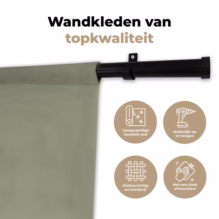 Wandkleed - Sage - Mist - Groen — 3