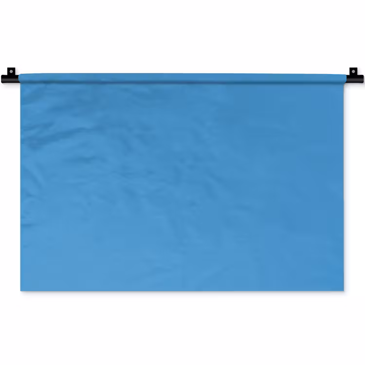 Wandkleed - Steel - Blue - Blauw — 1
