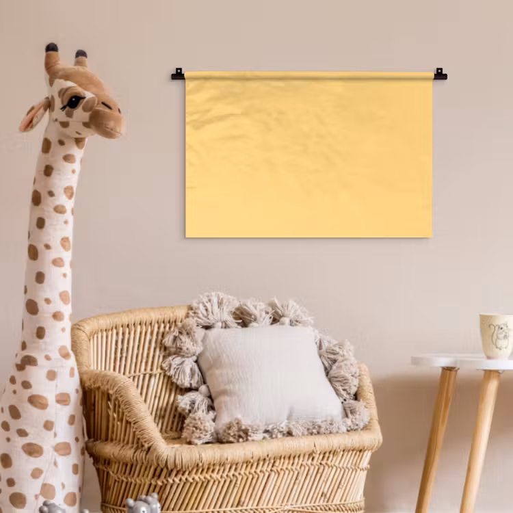 Wandkleed - Butter - Geel - Yellow — 5