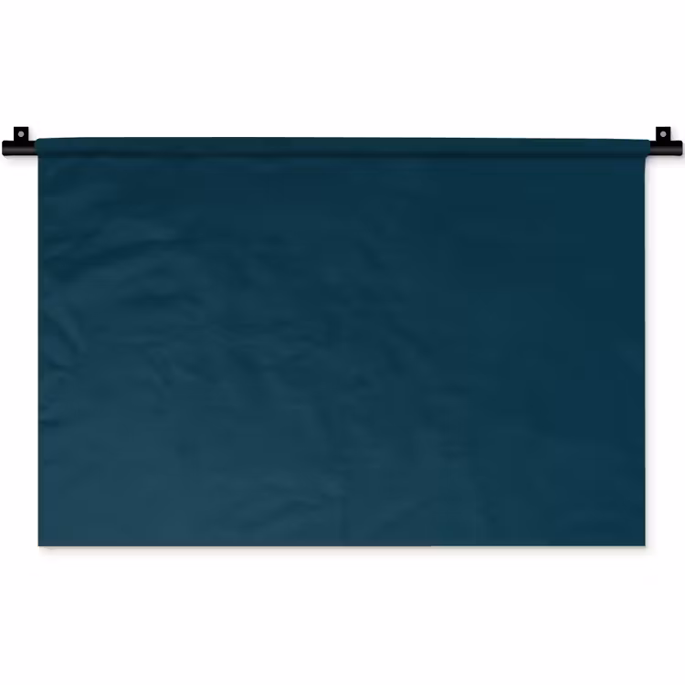 Wandkleed - Dark - Indigo - Blauw — 1