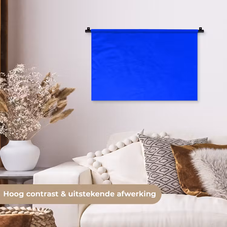 Wandkleed - Electric - Blue - Blauw — 4