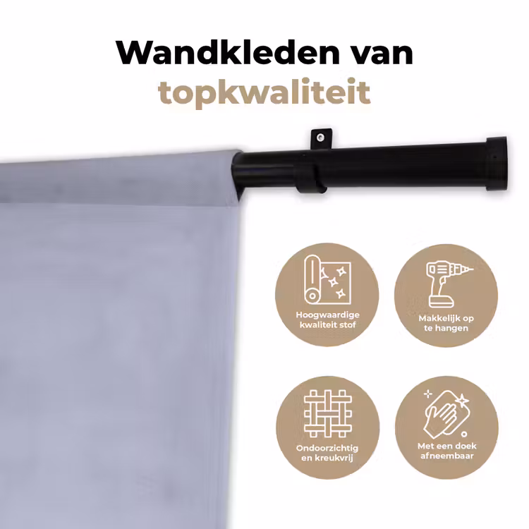 Wandkleed - Chalky - Lavender - Paars — 3