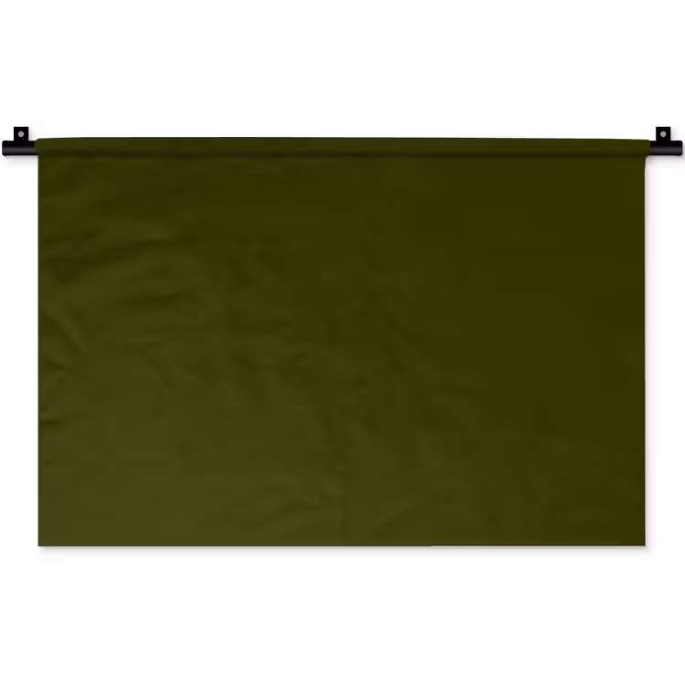 Wandkleed - Dark - Olive - Groen — 1