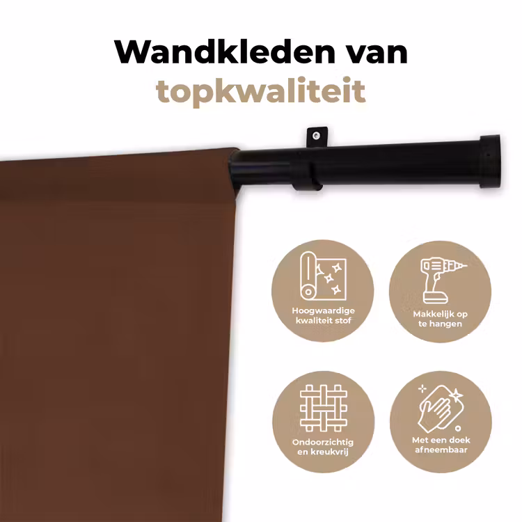 Wandkleed - Deep - Clay - Brown - Bruin — 3