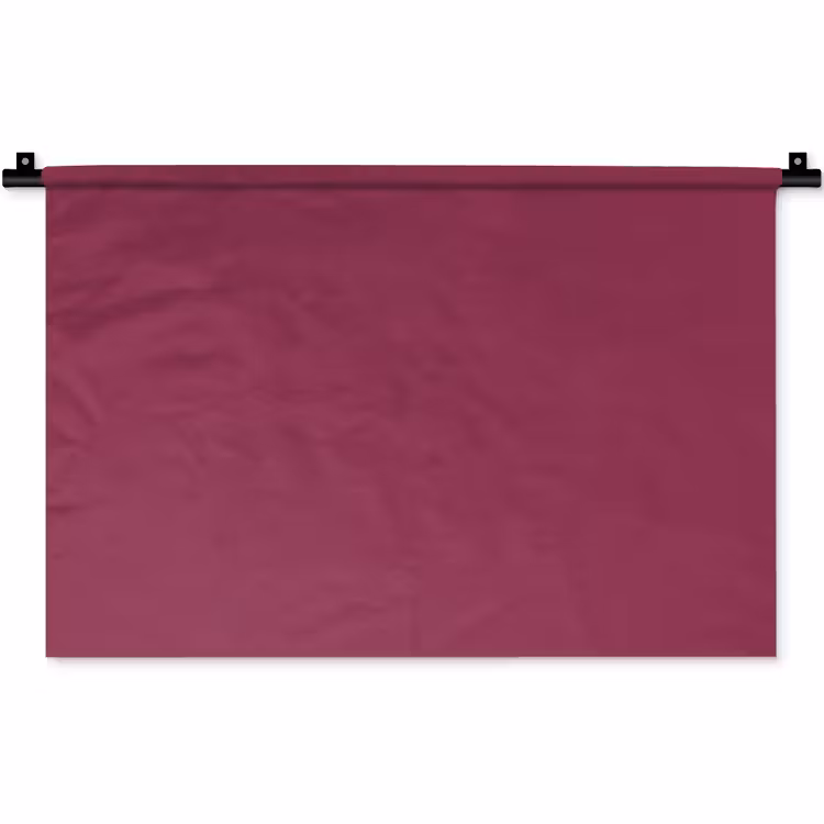 Wandkleed - Deep - Rasberry - Rood — 1