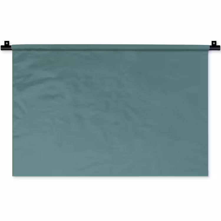 Wandkleed - Serene - Teal - Blauw — 1