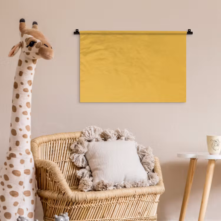 Wandkleed - Joyful - Mustard - Geel — 5