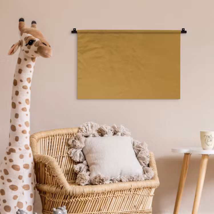 Wandkleed - Rhythmic - Ochre - Geel — 5
