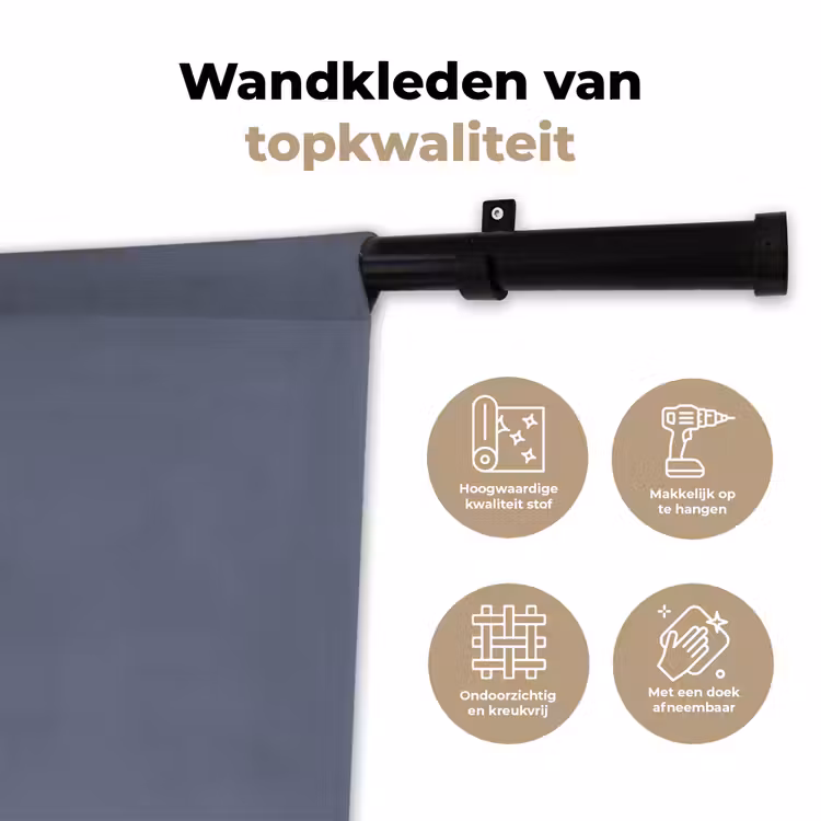 Wandkleed - Slate - Whisper - Blauw — 3