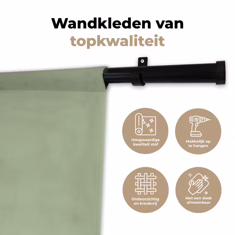 Wandkleed - Spring - Sprint - Groen — 3
