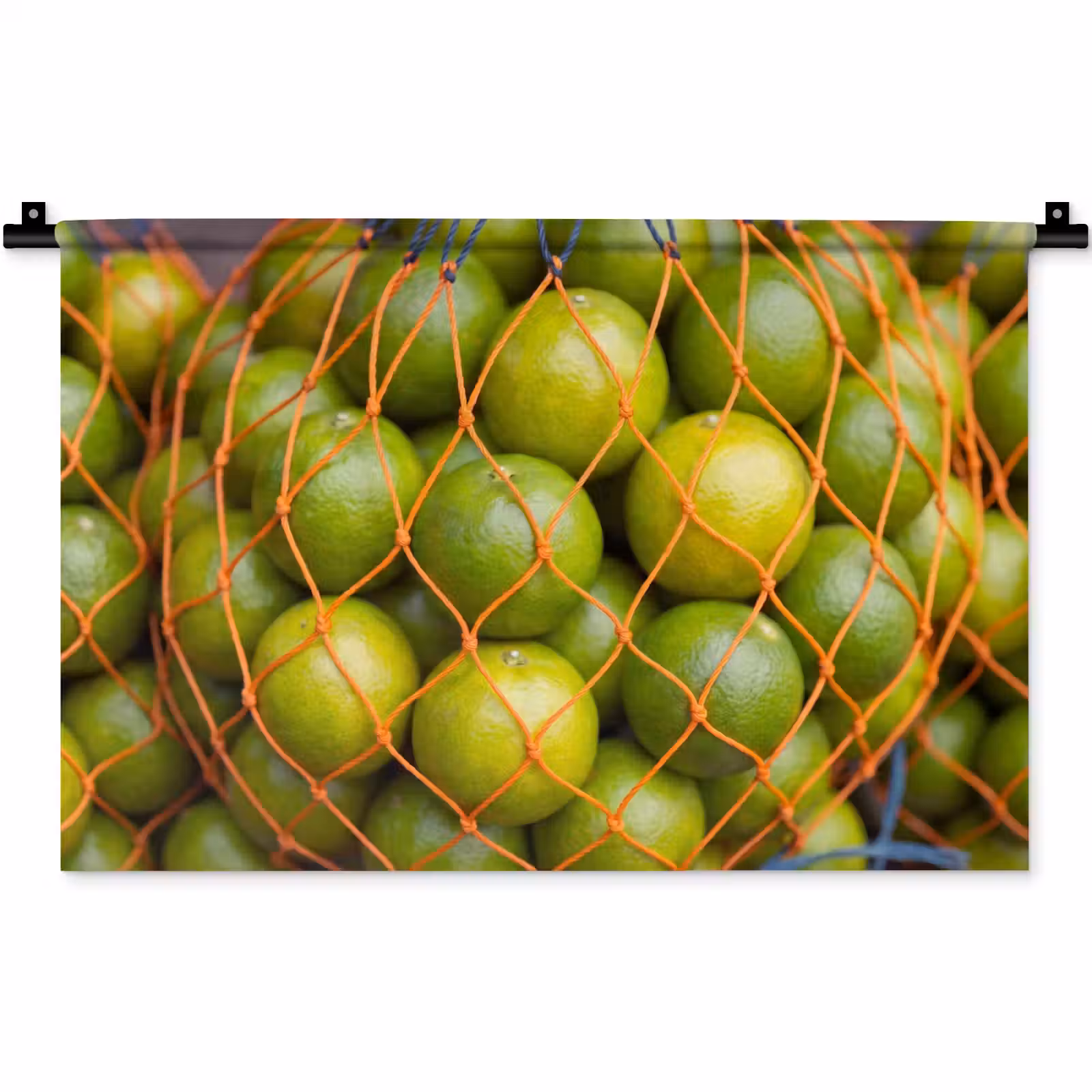 Wandkleed - Eten - Net - Groen - Markt — 1