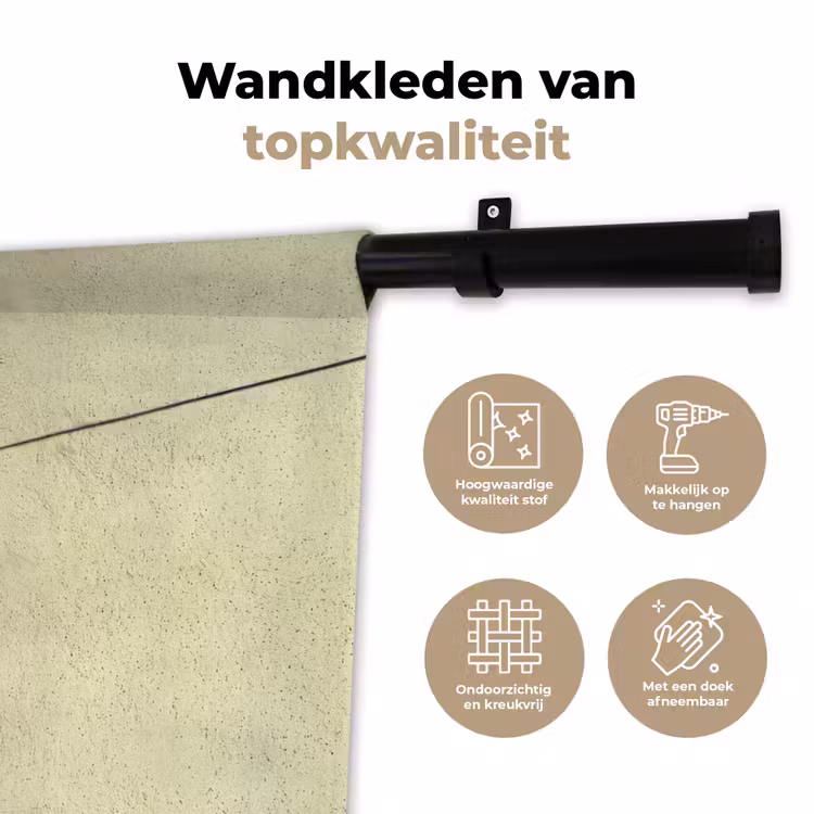 Wandkleed - Badpak - Schaduw - Muur - Zomer - Minimalistisch — 3