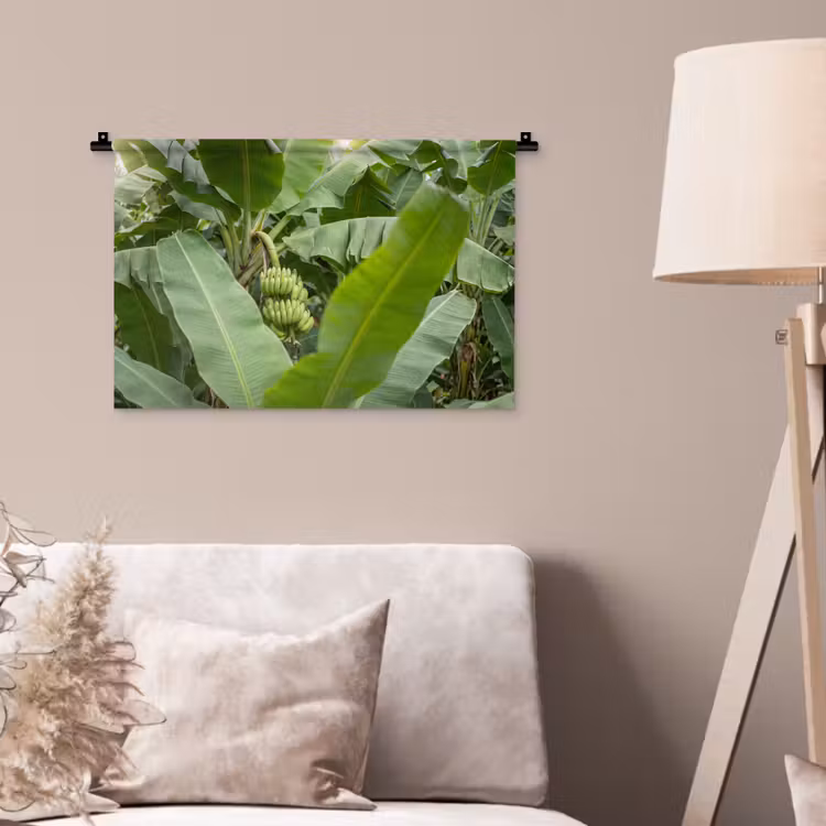Wandkleed - Eten - Bananen - Plantage - Groen — 2